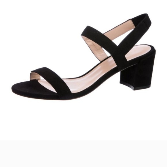 Stuart Weitzman Shoes - Stuart Weitzman Tisha Block Heel Suede Sandal Sz7